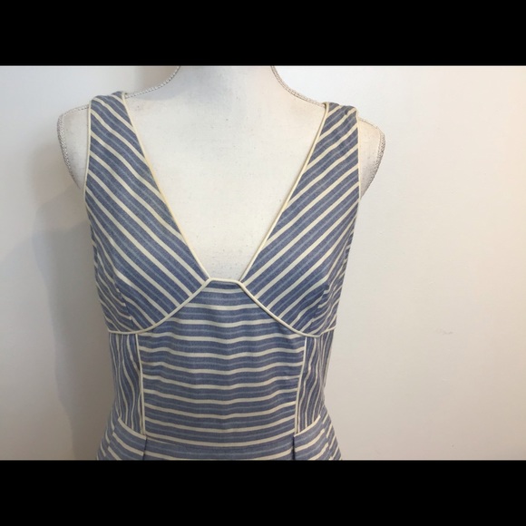 OSCAR DE LA RENTA SLEEVELESS DETAILED DRESS SZ 8 - Picture 4 of 16
